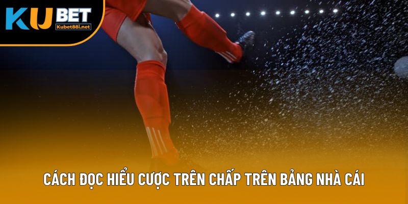 Cách đọc hiểu cược trên chấp trên bảng nhà cái